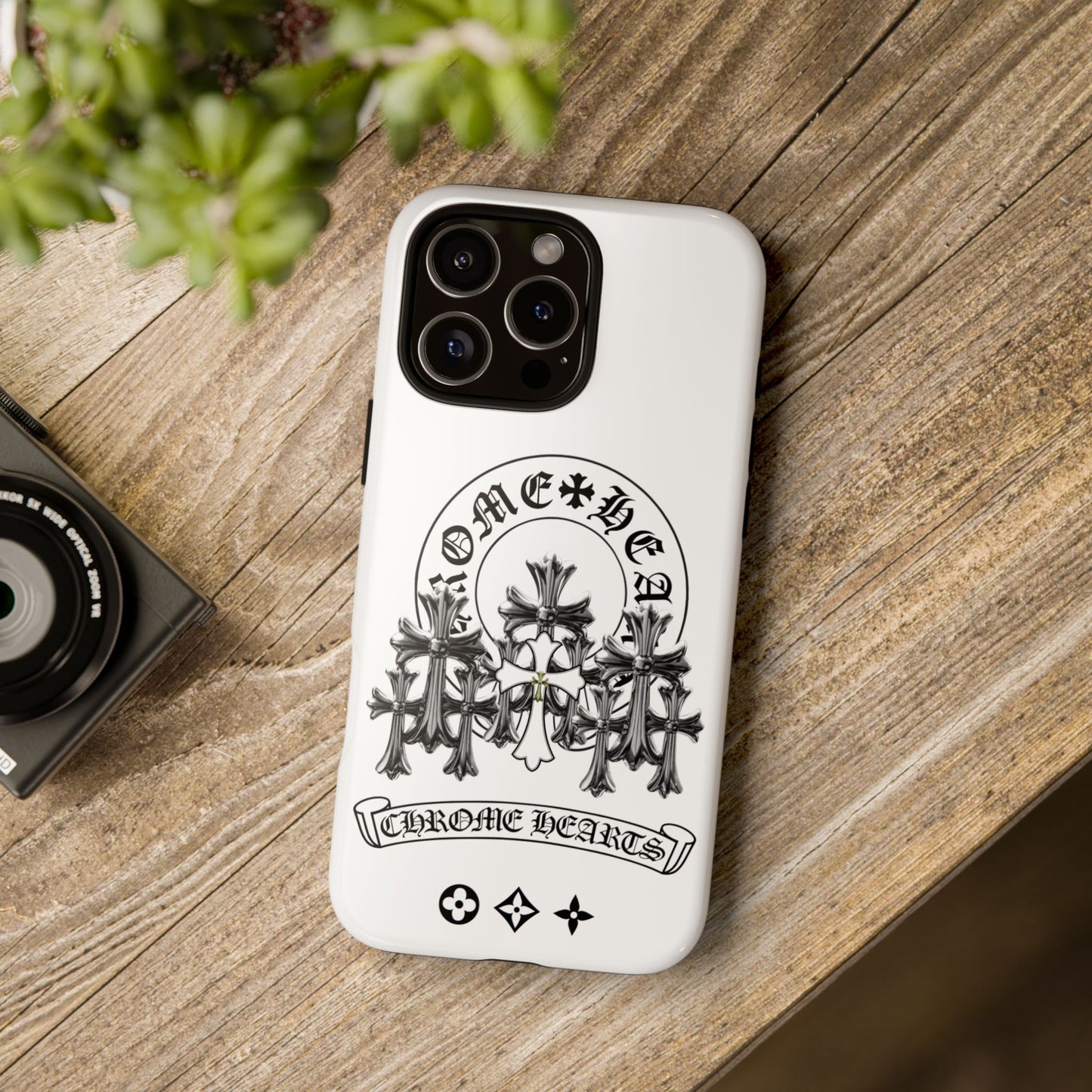 Case Chrome Crom Custom For Iphone 12 - 16 Pro Max