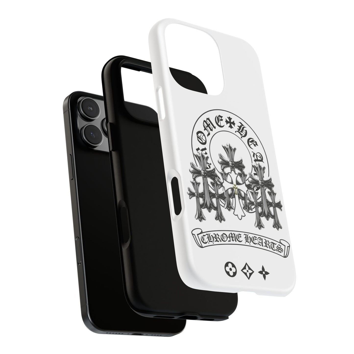 Case Chrome Crom Custom For Iphone 12 - 16 Pro Max