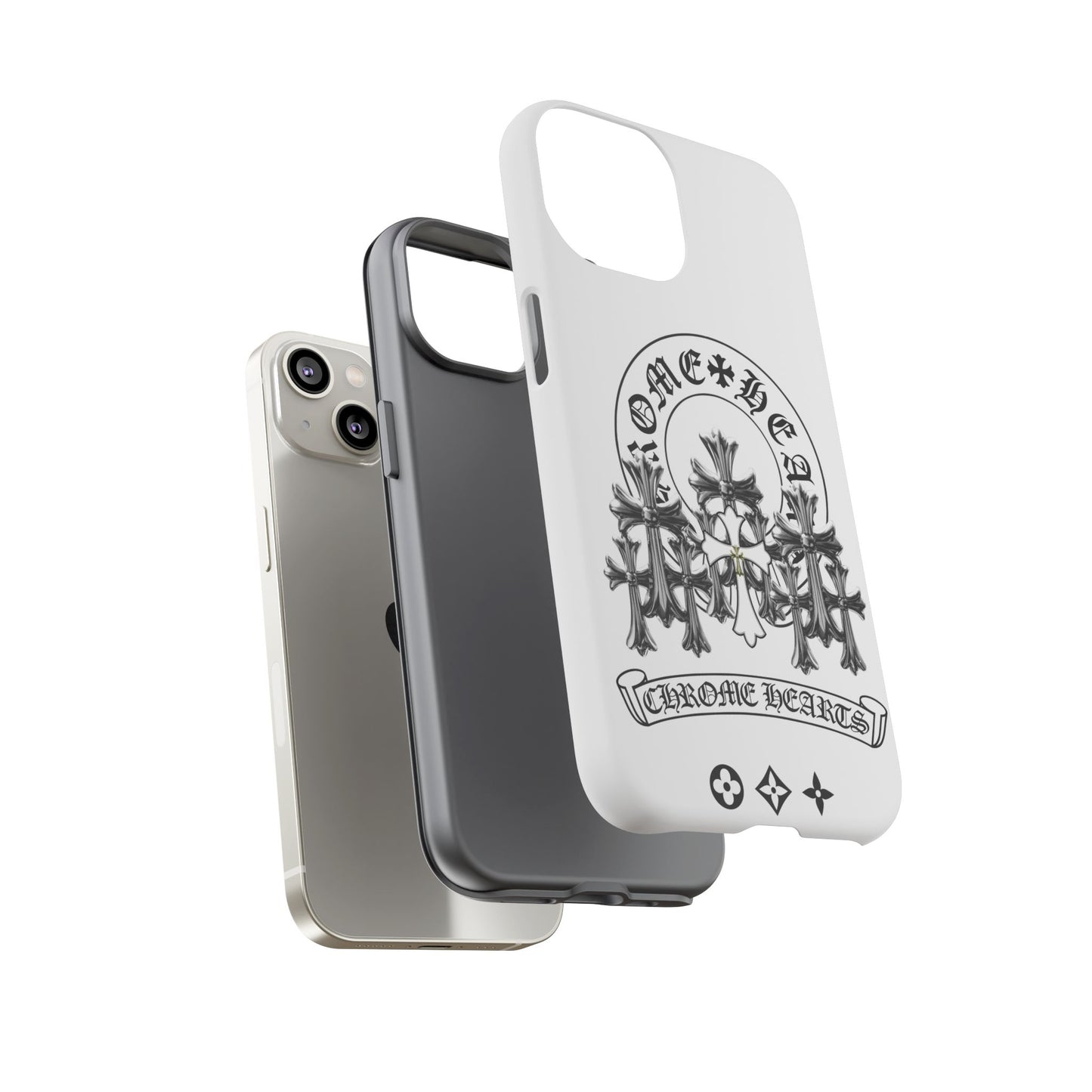 Case Chrome Crom Custom For Iphone 12 - 16 Pro Max