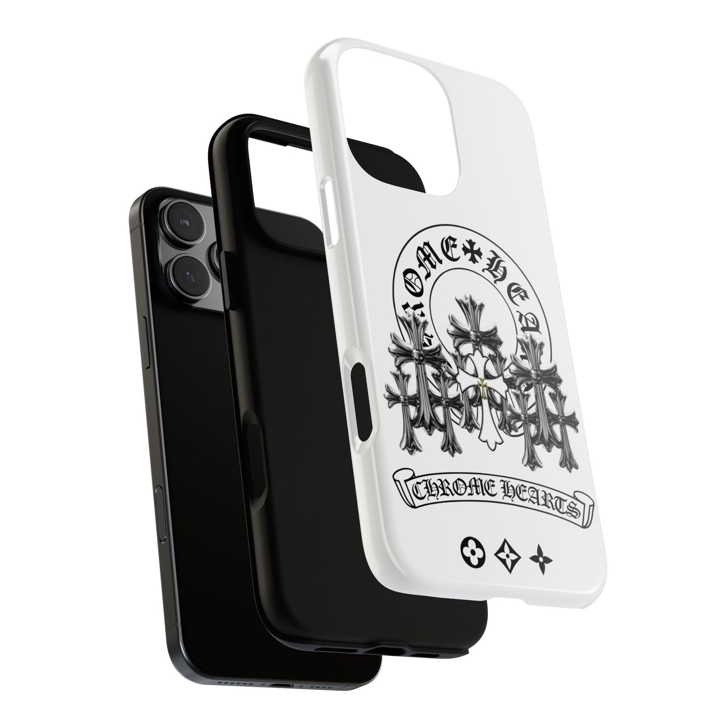 Case Chrome Crom Custom For Iphone 12 - 16 Pro Max