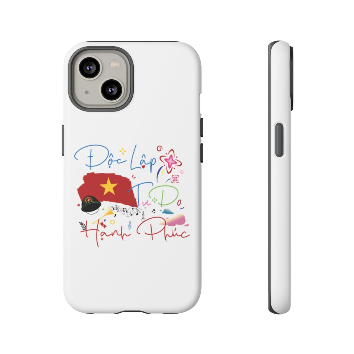 Case Doc Lap Tu Do Hanh Phuc Custom For Iphone 12 - 16 Pro Max