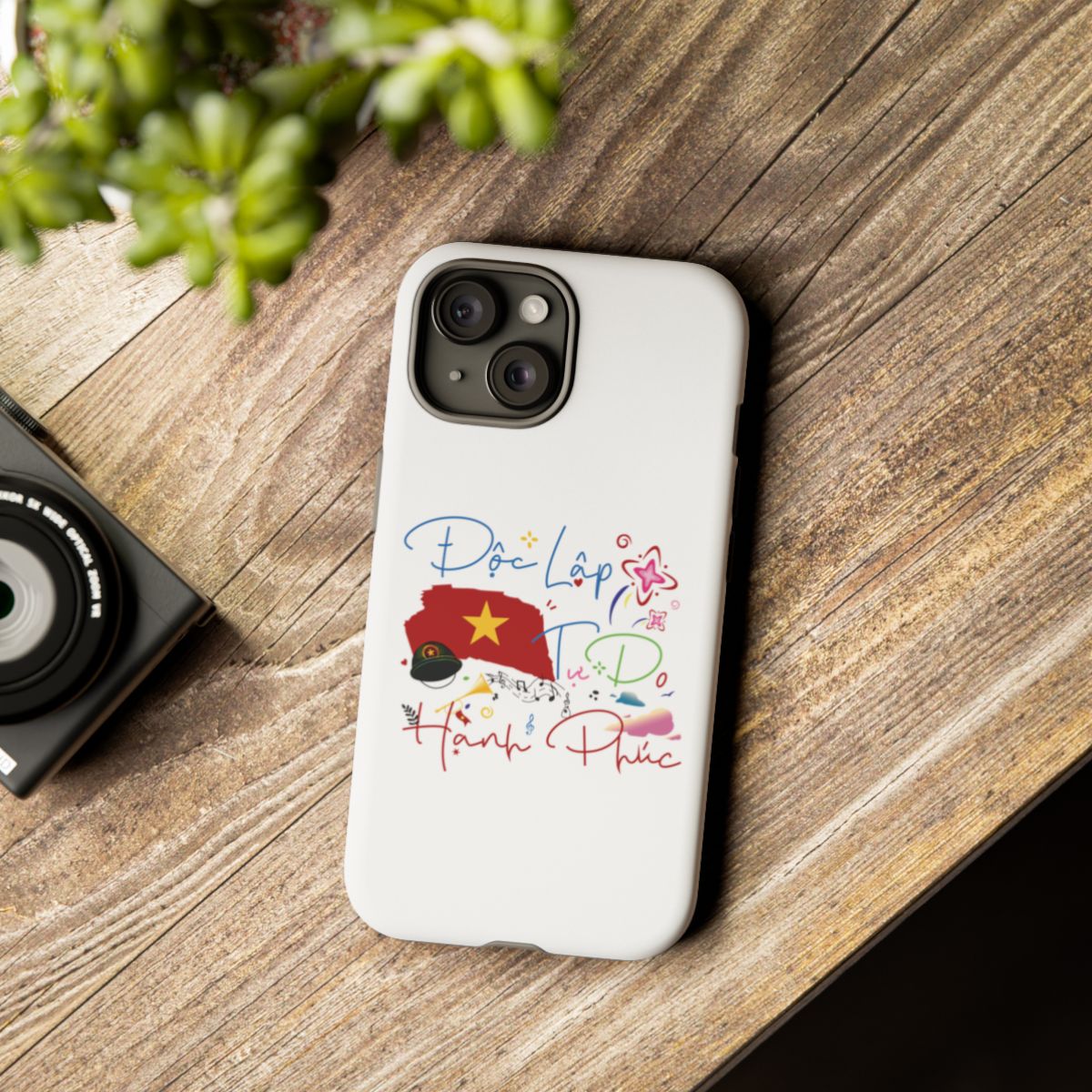 Case Doc Lap Tu Do Hanh Phuc Custom For Iphone 12 - 16 Pro Max