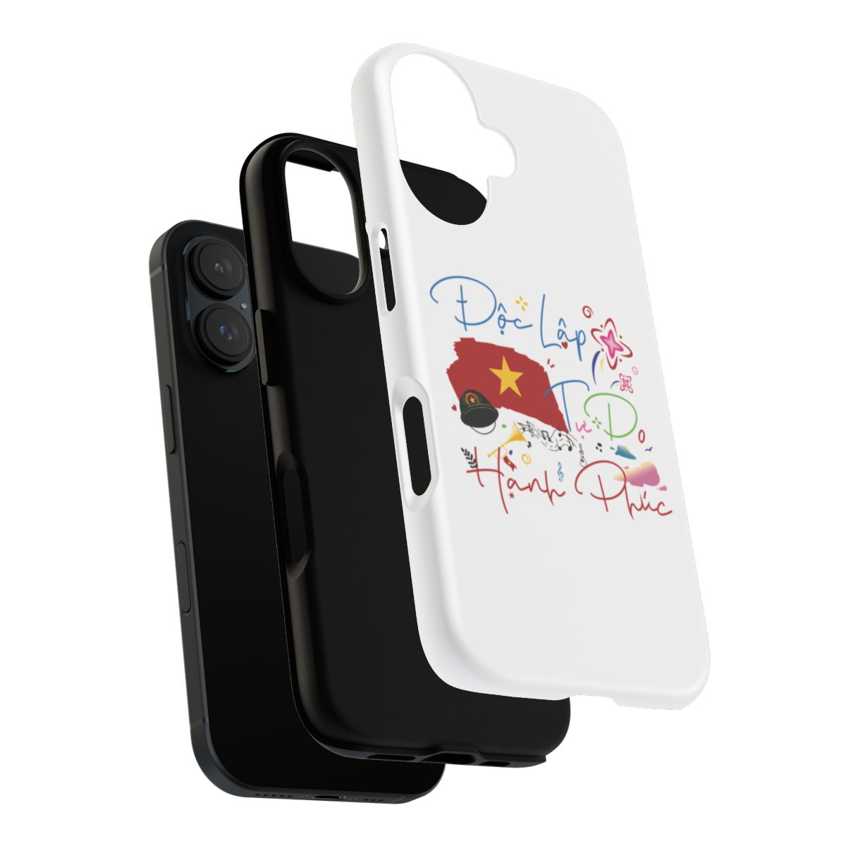 Case Doc Lap Tu Do Hanh Phuc Custom For Iphone 12 - 16 Pro Max