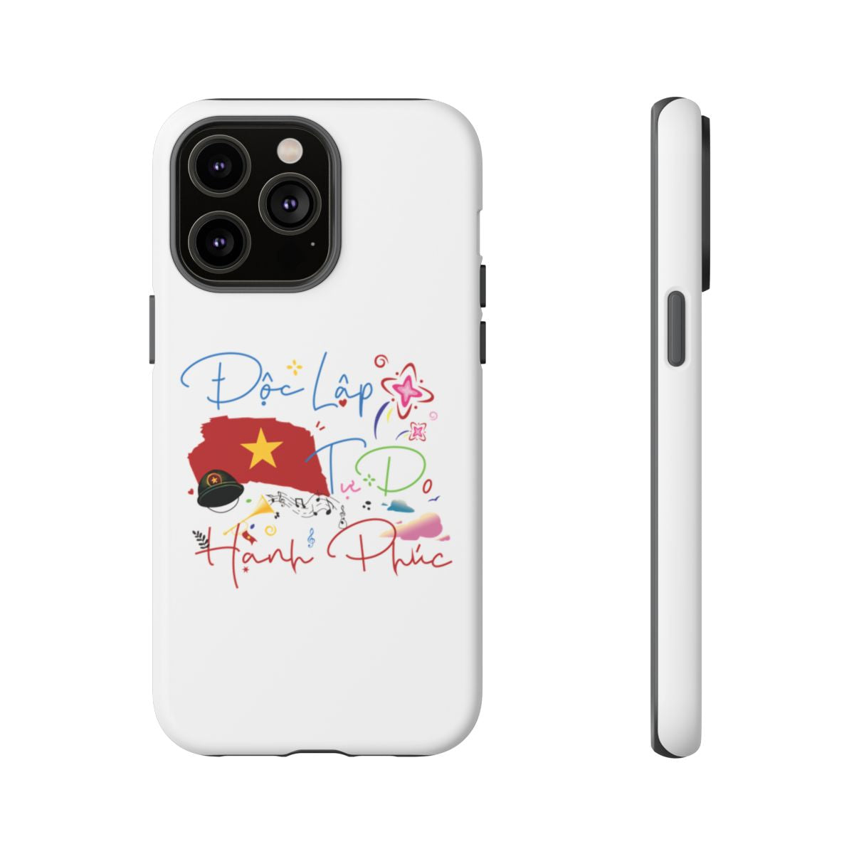 Case Doc Lap Tu Do Hanh Phuc Custom For Iphone 12 - 16 Pro Max