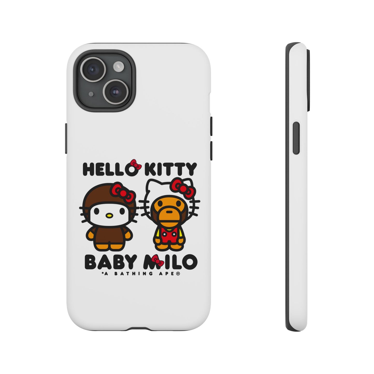 Case Baby Milo X Hello Kitty Face Change Custom For Iphone 12 - 16 Pro Max