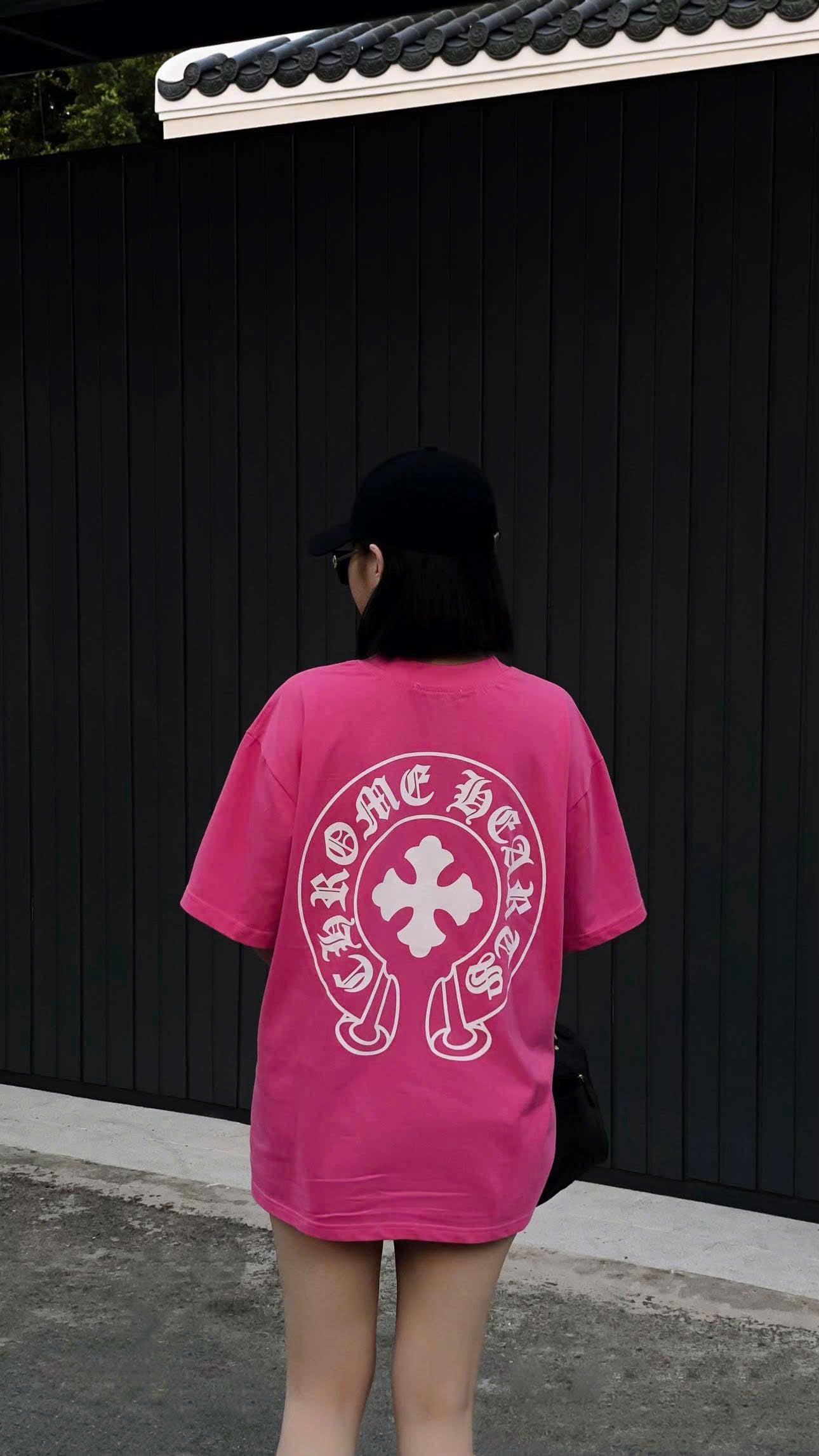 High Quality T Shirt Style Chrome Pink Fashion Streetwear Clothing Hearths - Fast and Free Shipping