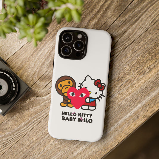 Case Baby Milo X Hello Kitty Custom For Iphone 12 - 16 Pro Max