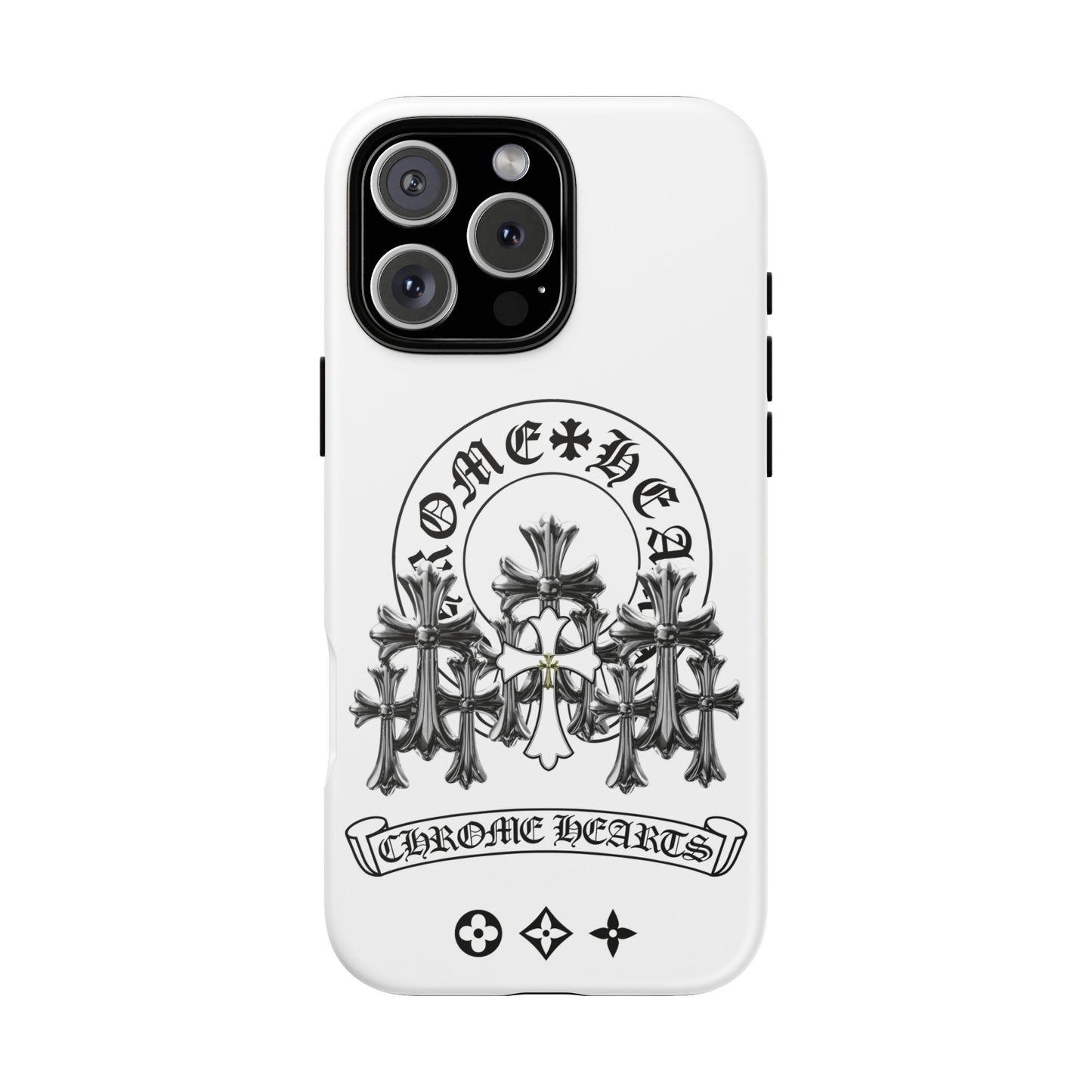 Case Chrome Crom Custom For Iphone 12 - 16 Pro Max
