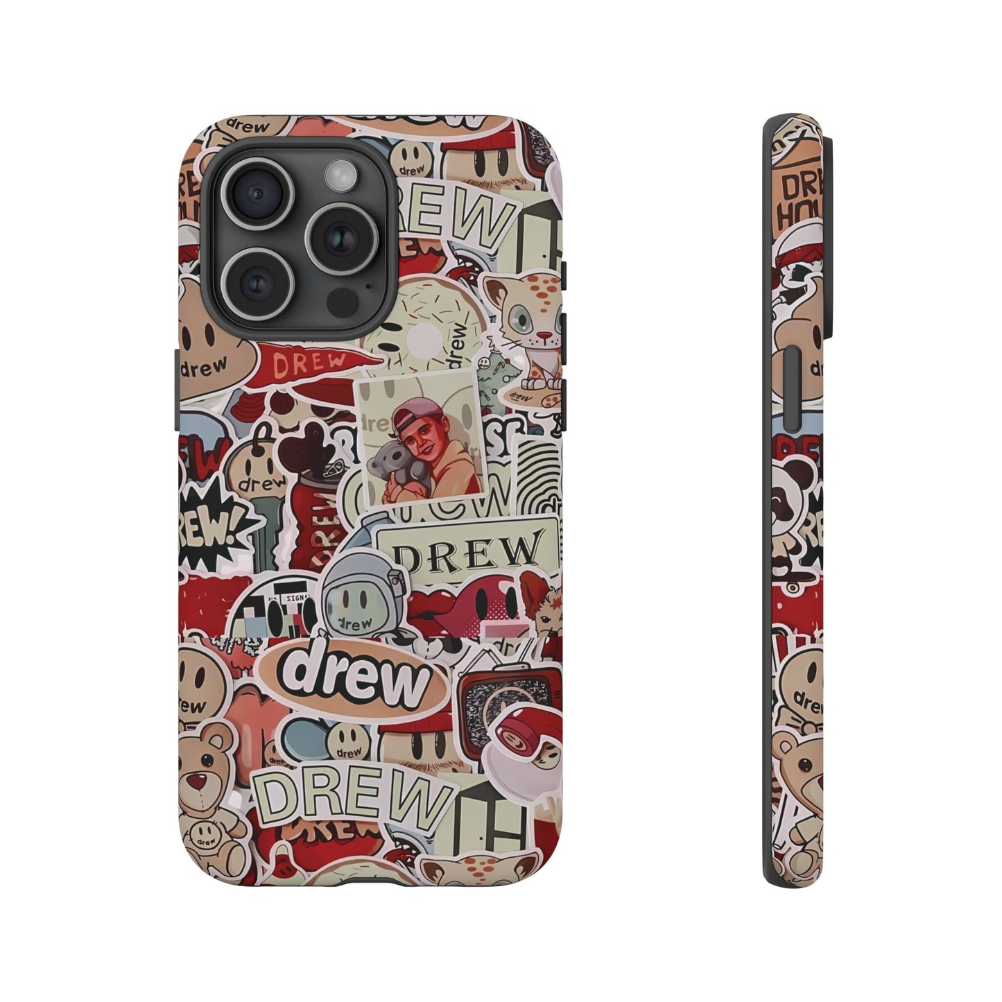 Case Drew Full Sticker Custom For Iphone 12 - 16 Pro Max