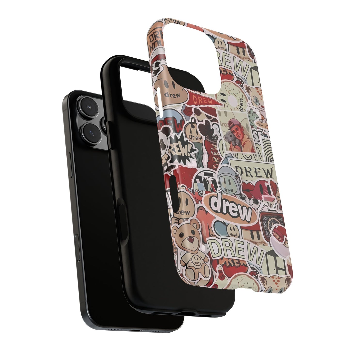 Case Drew Full Sticker Custom For Iphone 12 - 16 Pro Max
