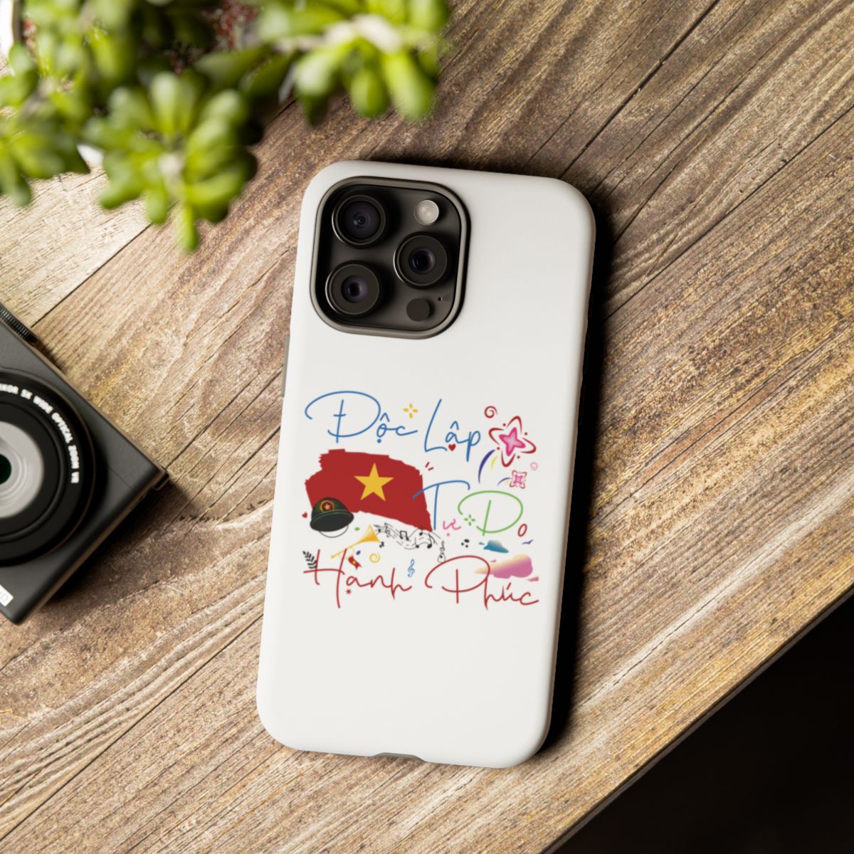 Case Doc Lap Tu Do Hanh Phuc Custom For Iphone 12 - 16 Pro Max