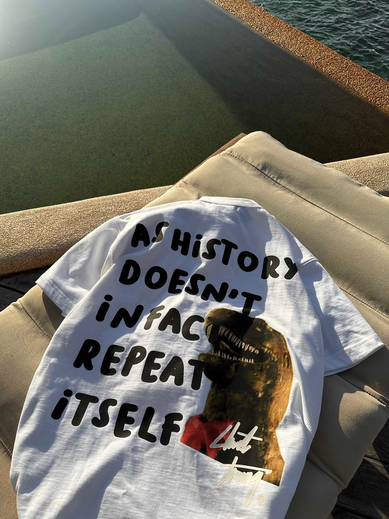 High Quality T Shirt Style DINO Fashion Streetwear Clothing Hearths - Fast and Free Shipping
